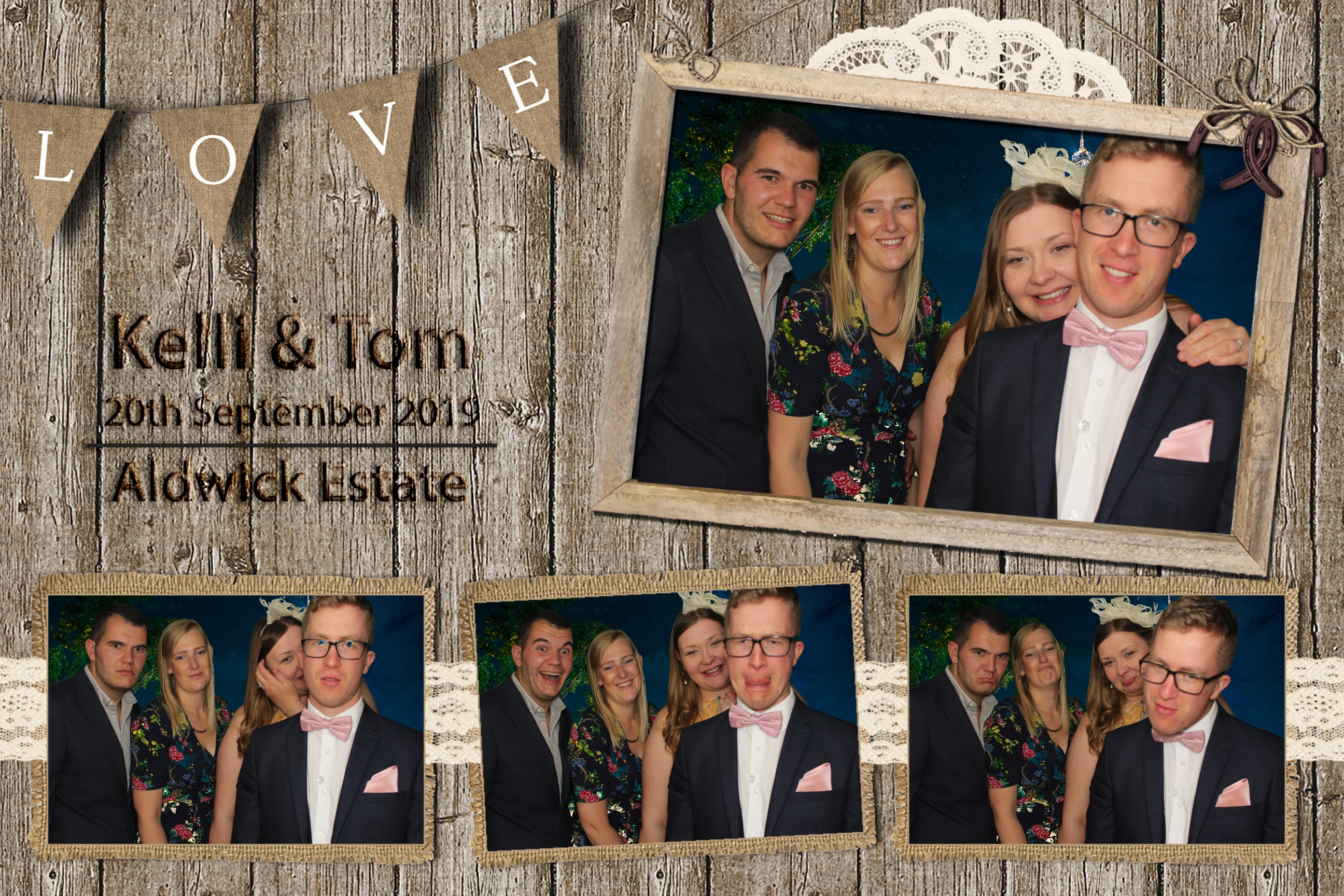 Kelli & Tom's Wedding | View more photos from the event at images.mobile-photo-booth.com/u/MobilePhotoBoothUK/Kelli-Toms-Wedding